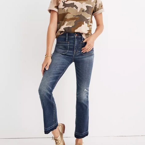Madewell Cali Dem Boot Jeans - Picture 1 of 14